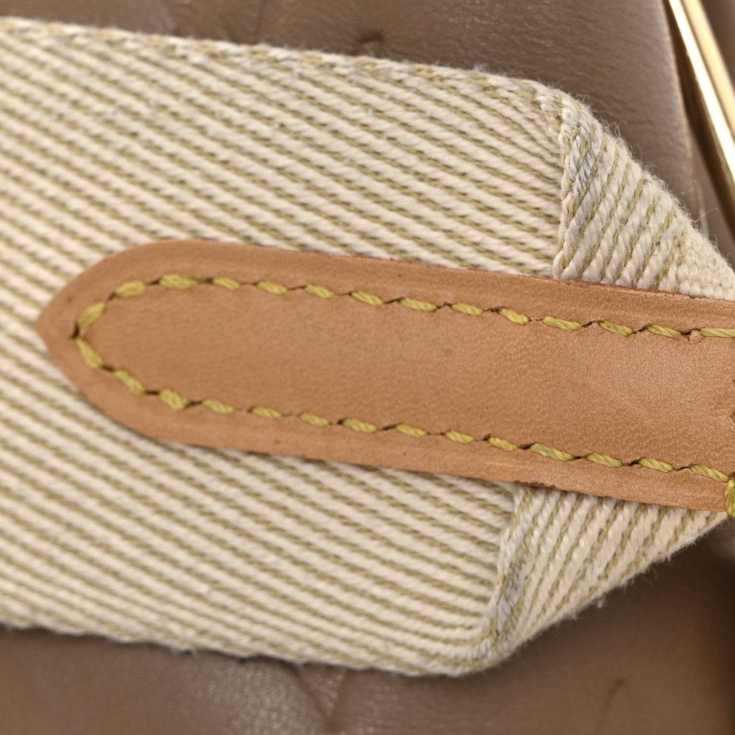 Louis Vuitton Lambskin Embossed Monogram Coussin MM Taupe 11 of 12