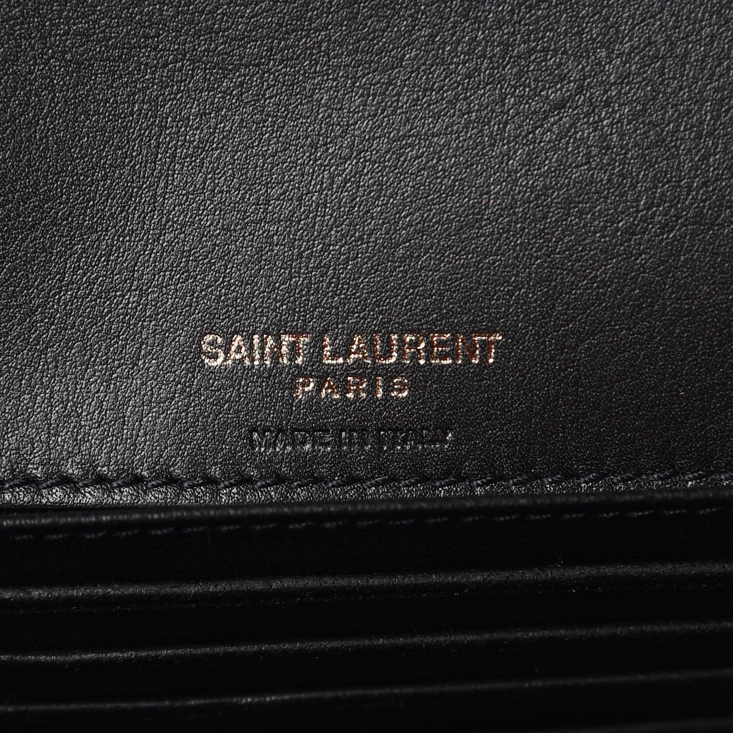 Saint Laurent Metallic Lambskin Lame Kate Belt Bag Black Platine 6 of 8