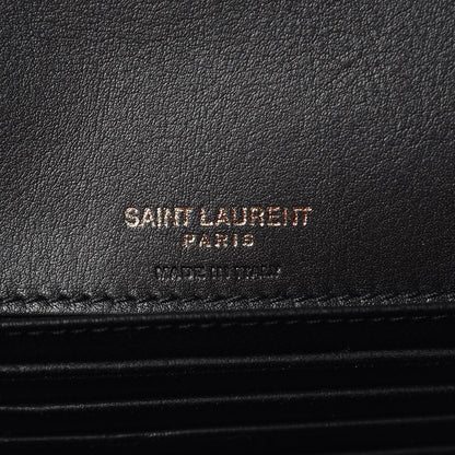 Saint Laurent Metallic Lambskin Lame Kate Belt Bag Black Platine 6 of 8