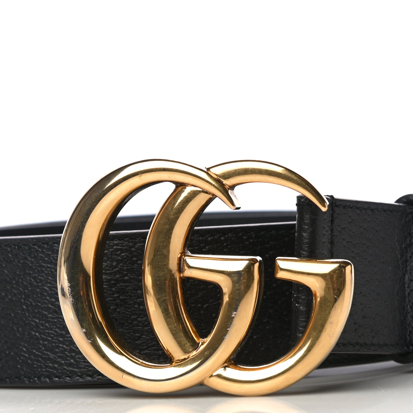 Textured Calfskin Double G 40mm Belt 80 32 Black