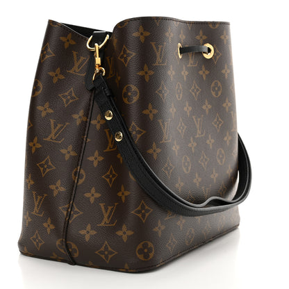Louis Vuitton Monogram Neonoe MM Black 3 of 12