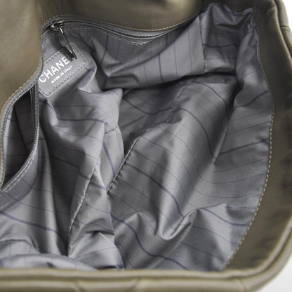 Chanel Calfskin Quilted Medium Origami Flap Khaki 10 of 10