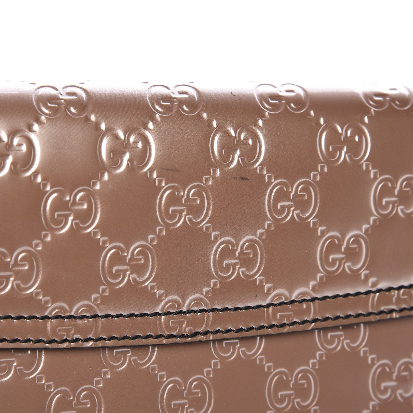 Shine Guccissima Large Emily Chain Shoulder Bag Dark Cipria
