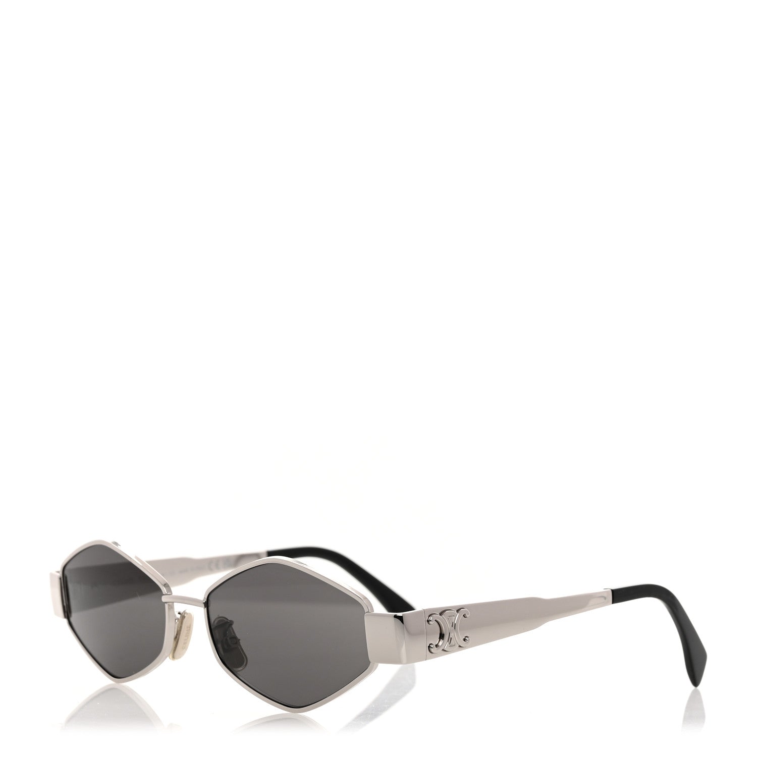 Celine Metal Triomphe 02 Sunglasses CL40254U Silver 1 of 7
