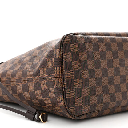 Louis Vuitton Damier Ebene Neo Neverfull MM Rose Ballerine 8 of 10