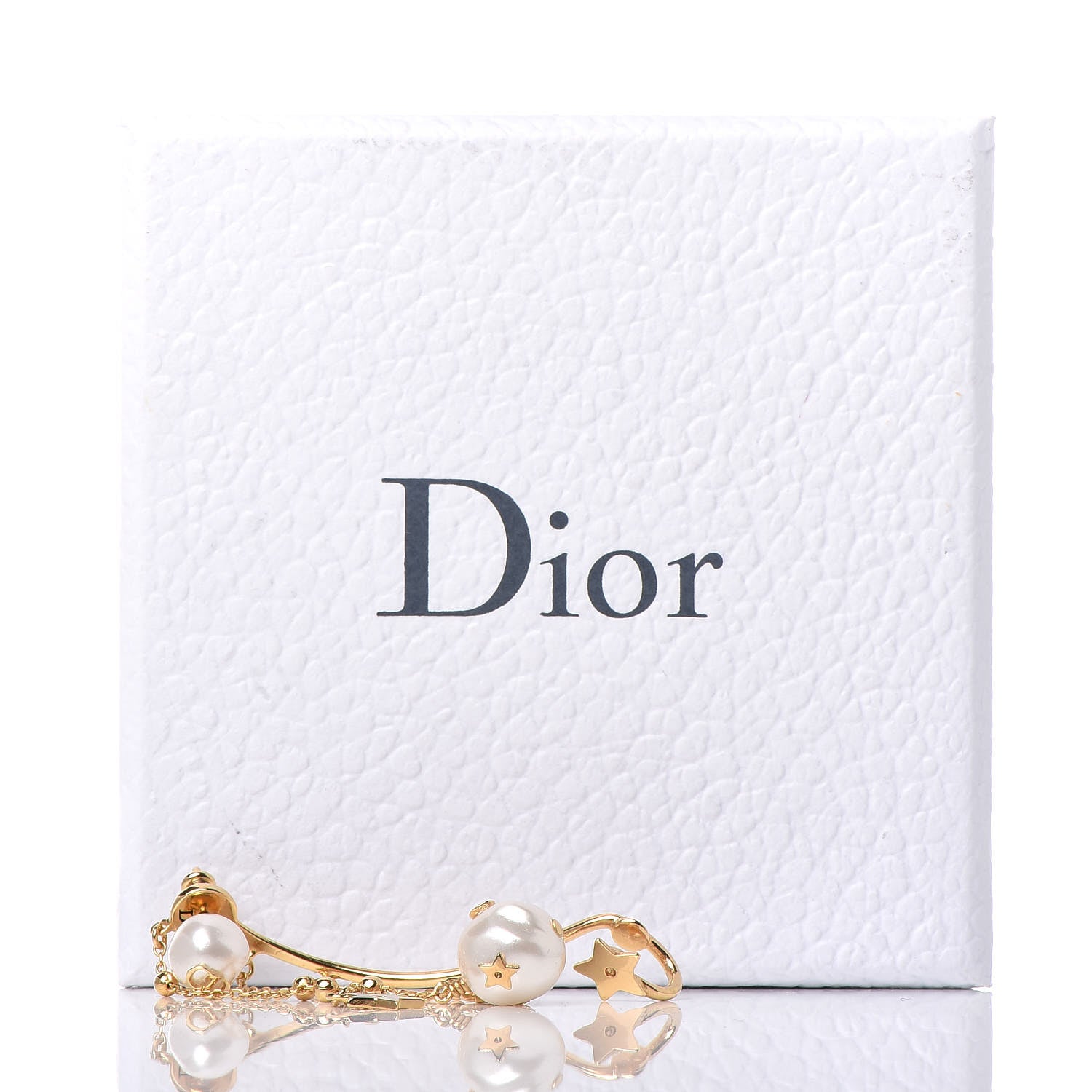 Christian Dior Pearl Shiny-D Earring Gold 7 of 7