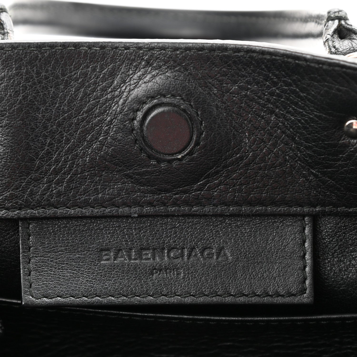Balenciaga Veau Papier A6 Zip Around Tote Black 6 of 10