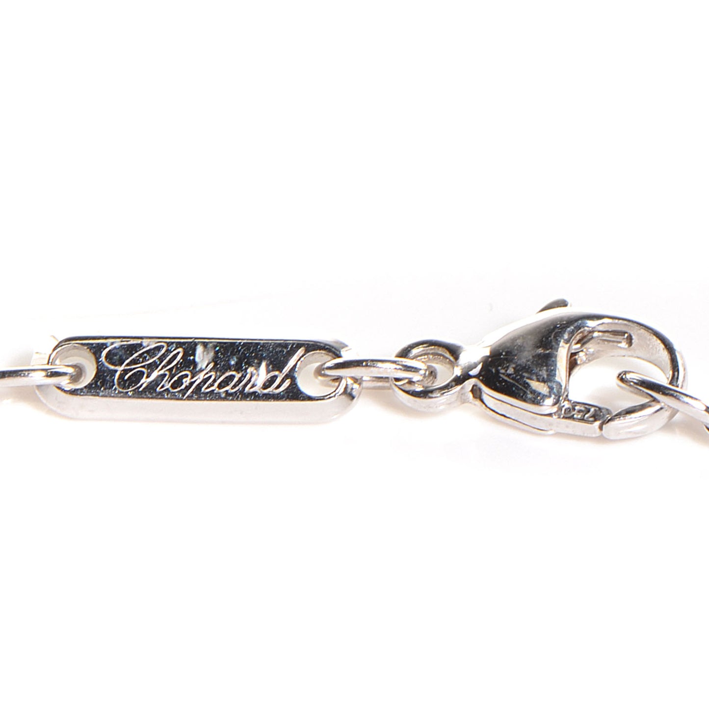18K White Gold Chopardissimo Pendant Necklace