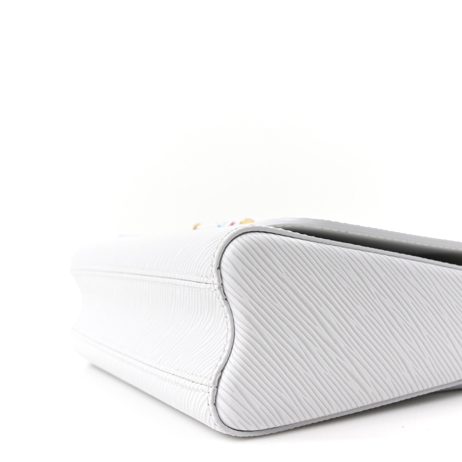 Louis Vuitton LV X TM Epi Twist MM Slim Shoulder Bag White 1847154