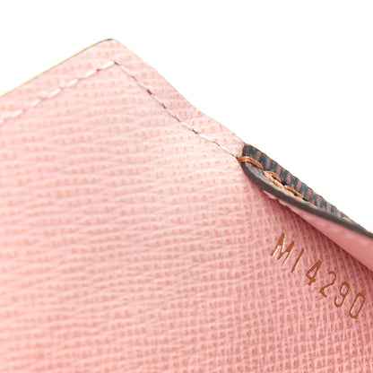 Louis Vuitton Damier Ebene Recto Verso Card Holder Rose Ballerine 7 of 7