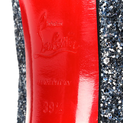 Christian Louboutin Glitter Daffodile Spotlight 160 Pumps 39.5 Blue Khol 8 of 9