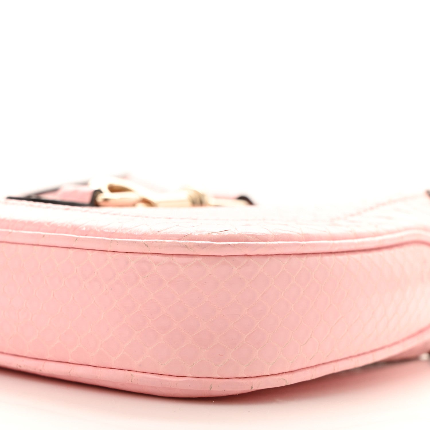 Gucci Snakeskin Mini Jackie Notte Bag Pink 10 of 12