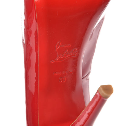 Christian Louboutin Patent Very Prive 120 Pumps 39 Red 7 of 13
