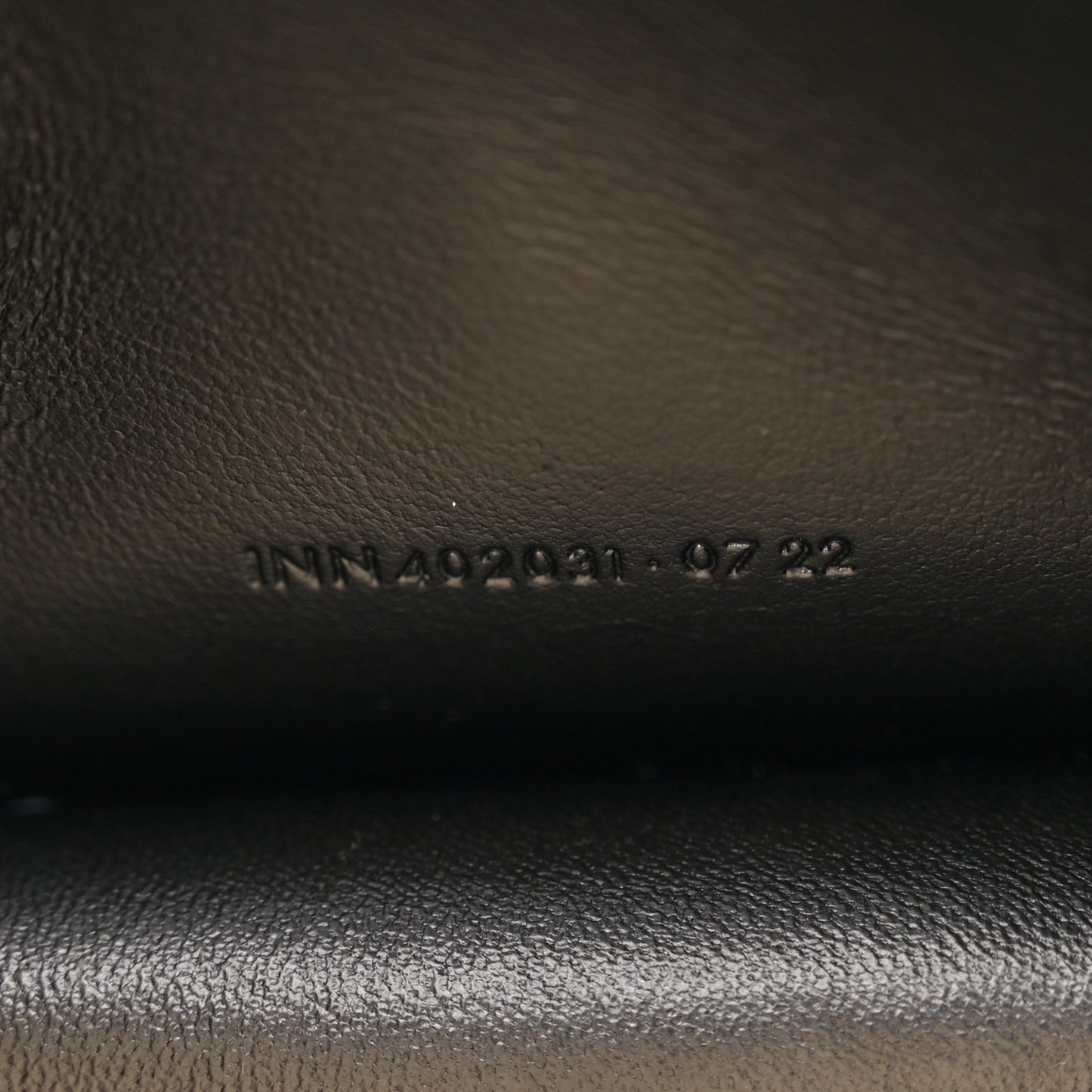 Metallic Calfskin Monogram Envelope Chain Wallet Gold