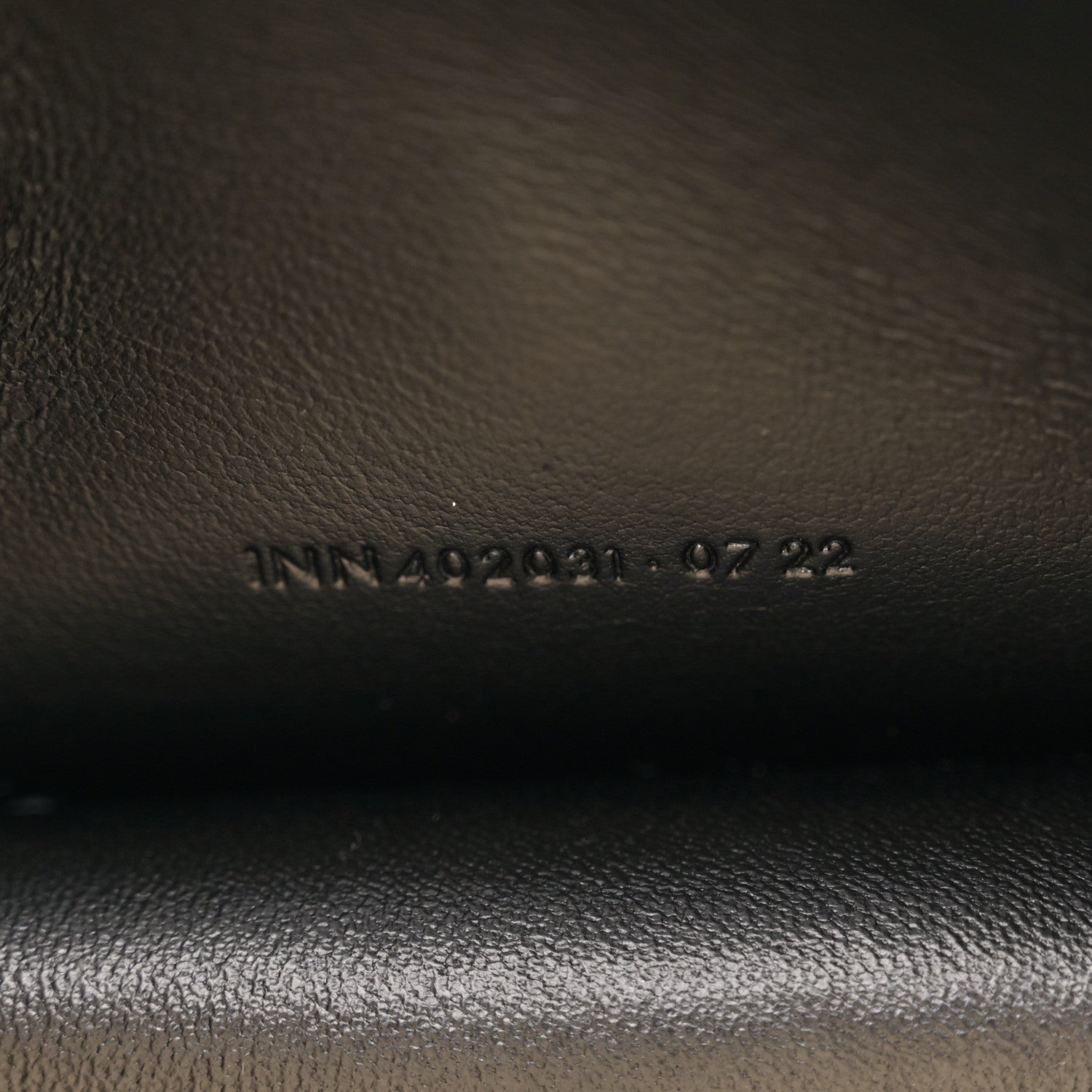 Saint Laurent Metallic Calfskin Monogram Envelope Chain Wallet Gold 7 of 13