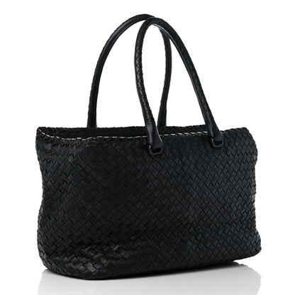 Bottega Veneta Nappa Intrecciato Brick Tote Black 3 of 8