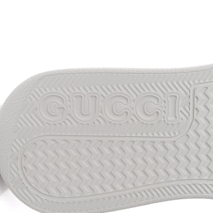 Gucci Calfskin GG Supreme Monogram Perforated Womens Platform 55mm Sneakers 38 Wild Cherry Beige Mystic White Bright Purple 8 of 9