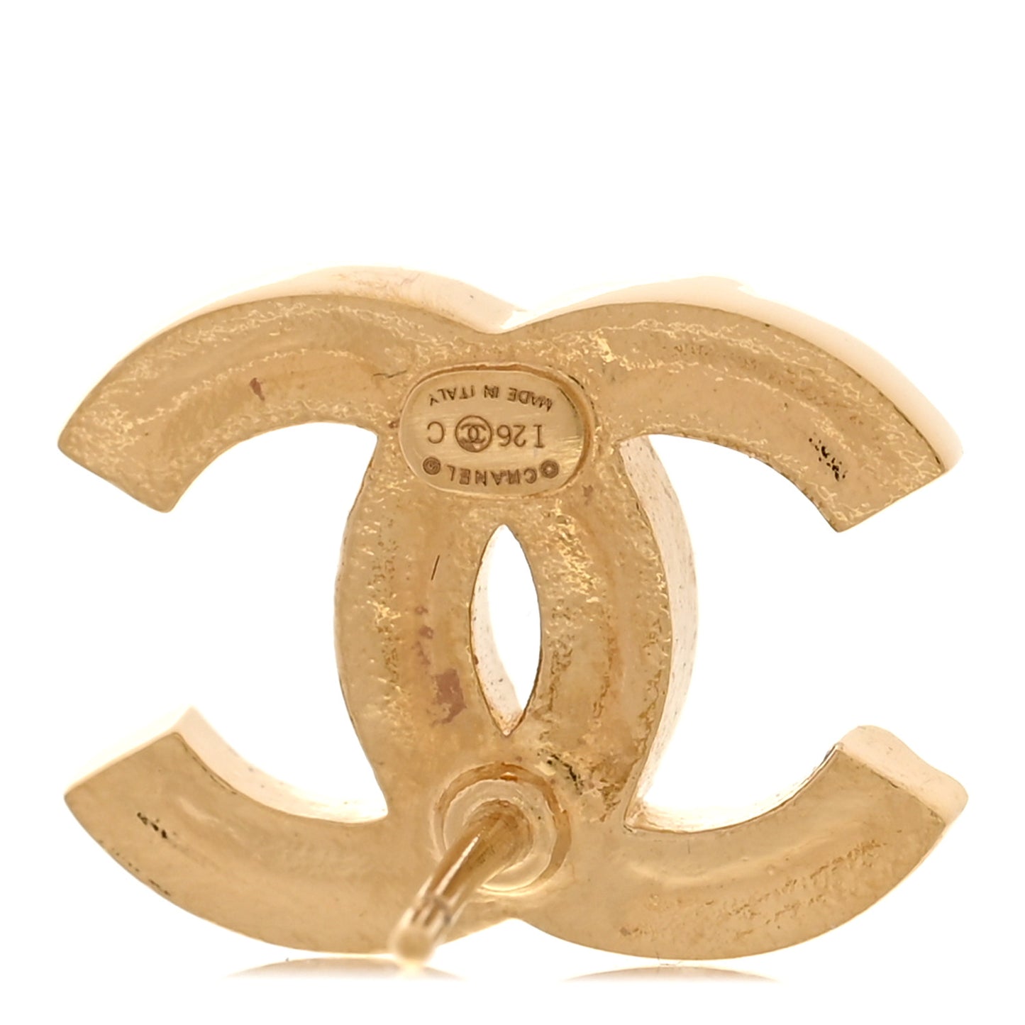 Crystal CC Earrings Gold