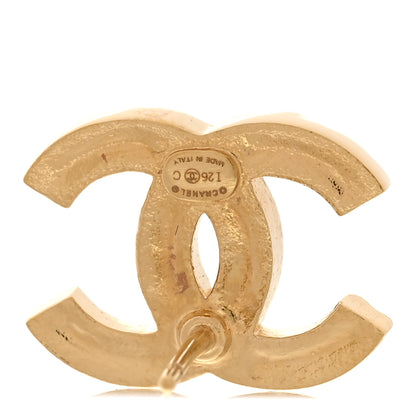 Chanel Crystal CC Earrings Gold 4 of 5
