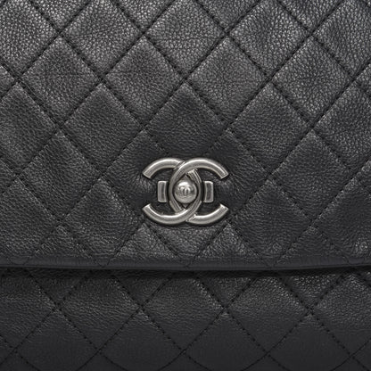 Chanel Calfskin Quilted Couture Messenger Black 11 of 11