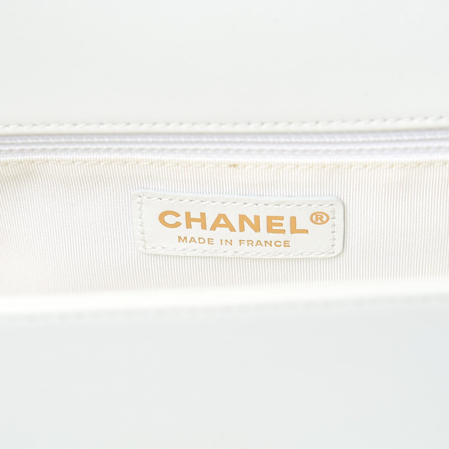 Chanel Sheepskin Braided New Medium Boy Reverso Flap White 6 of 13