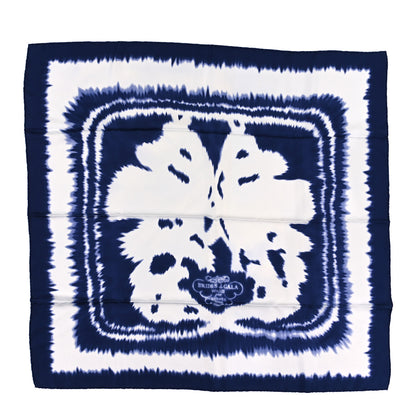 Hermes Silk Brides De Gala Wash Scarf 90 Marine White 1 of 3