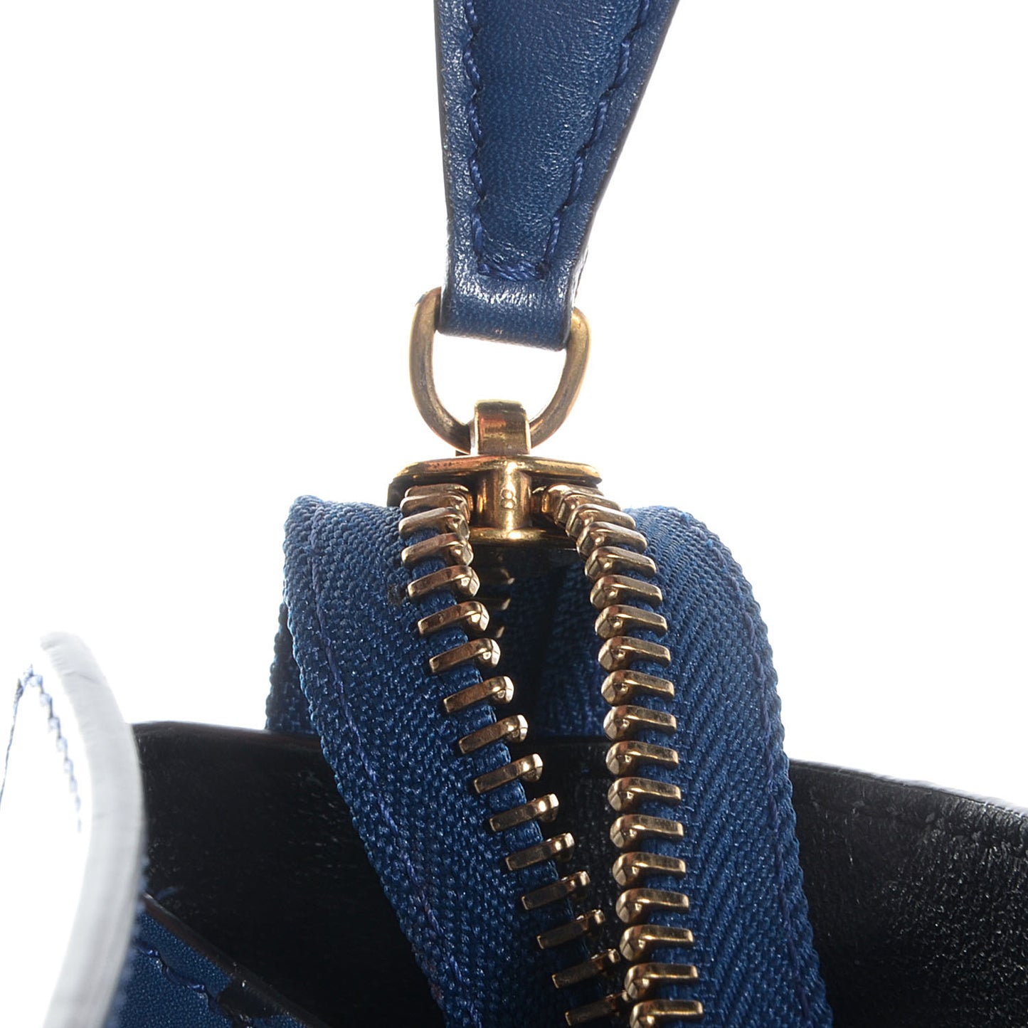 Smooth Calfskin Mini Luggage Ocean Blue