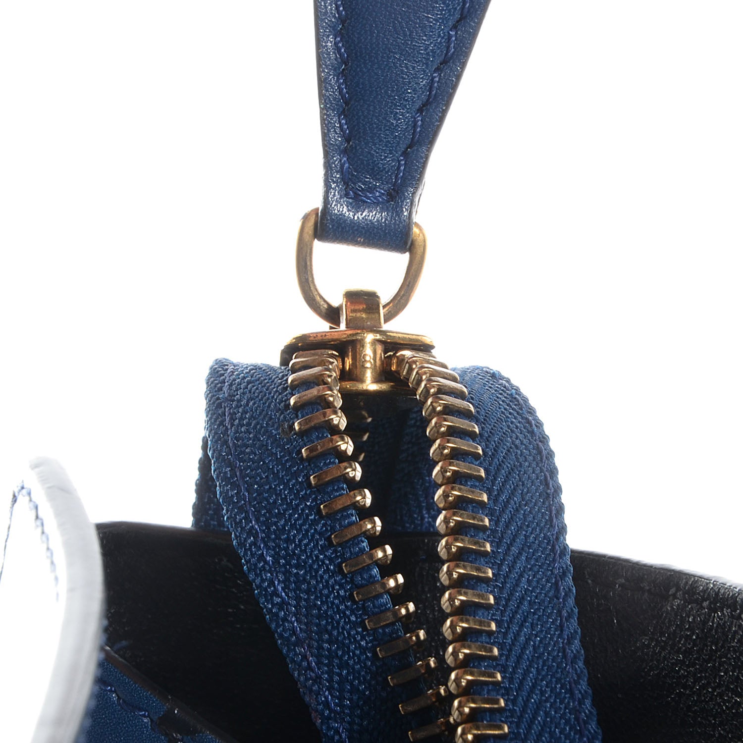 Celine Smooth Calfskin Mini Luggage Ocean Blue 9 of 9