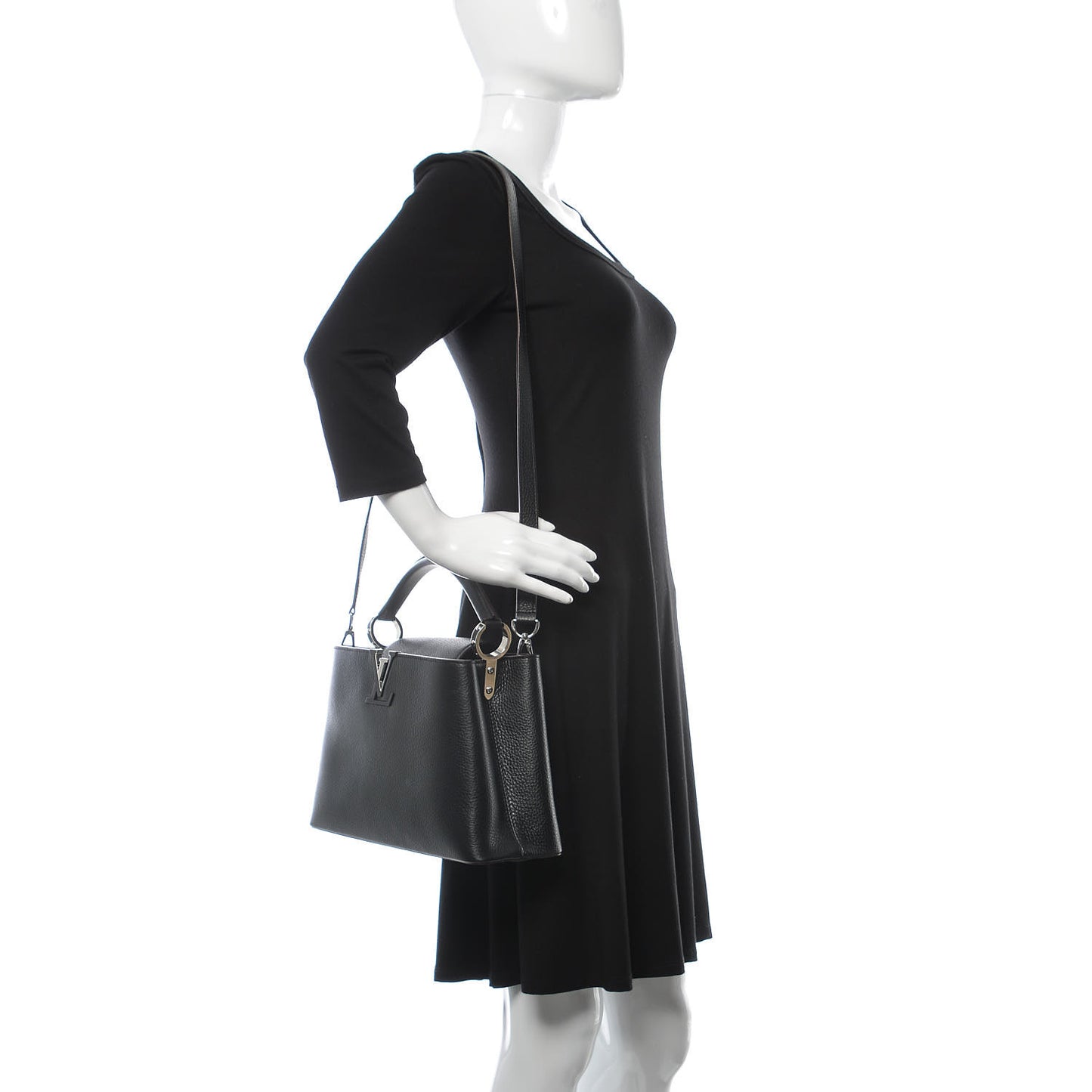 Taurillon Capucines PM Black