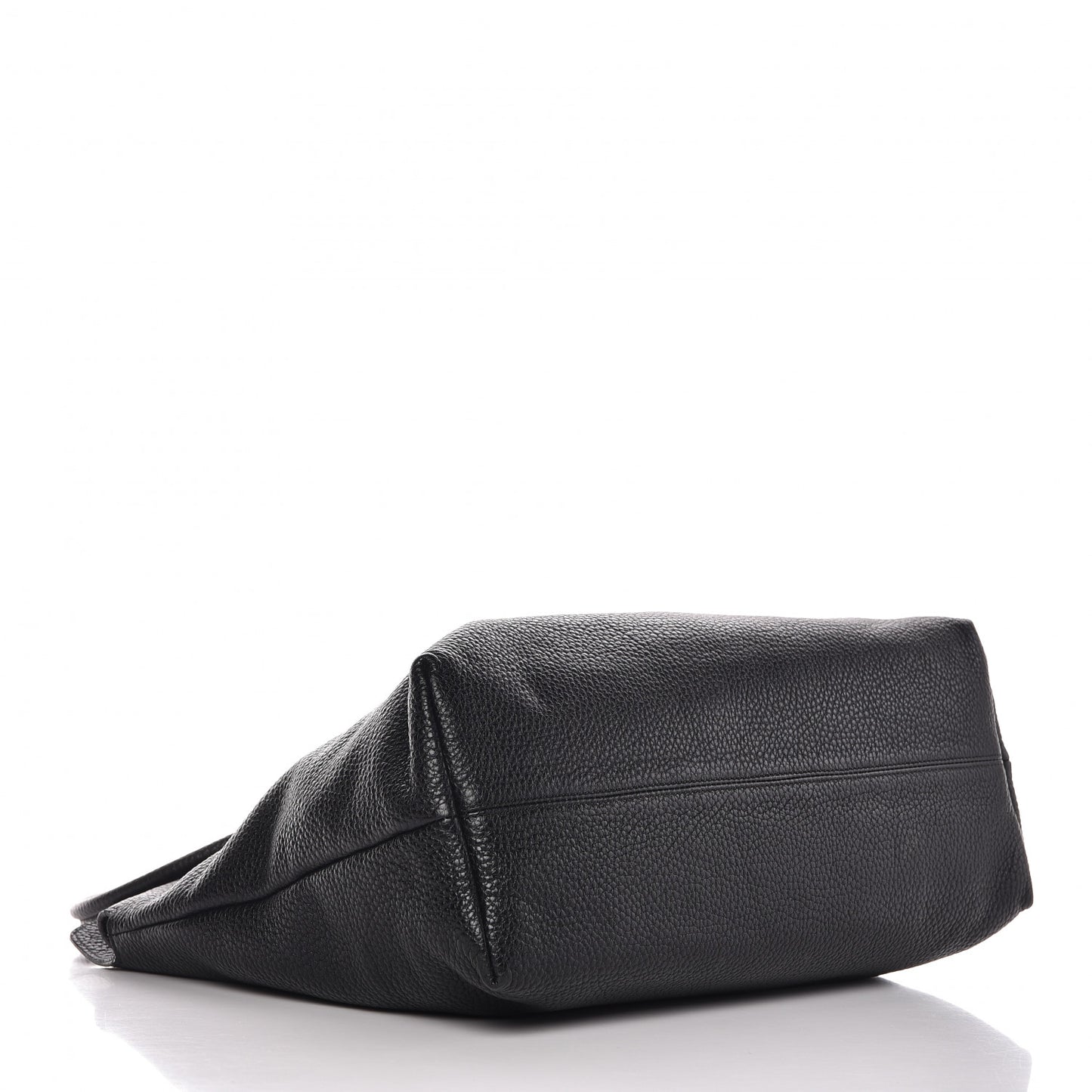 London Grainy Calfskin Medium Baynard Tote Black