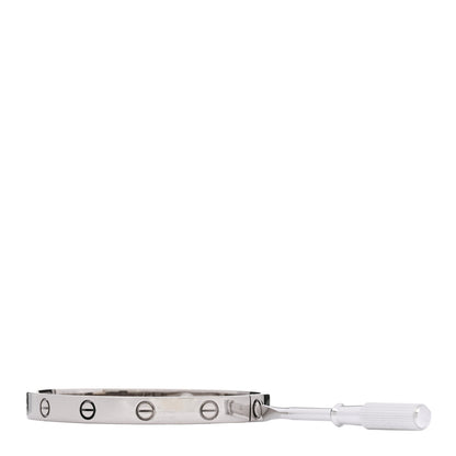 Cartier 18K White Gold LOVE Bracelet 17 3 of 10