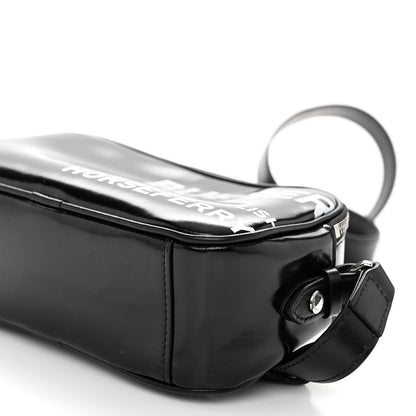 Burberry Coated Canvas Horseferry Print Micro Camera Bag Black 10 of 10
