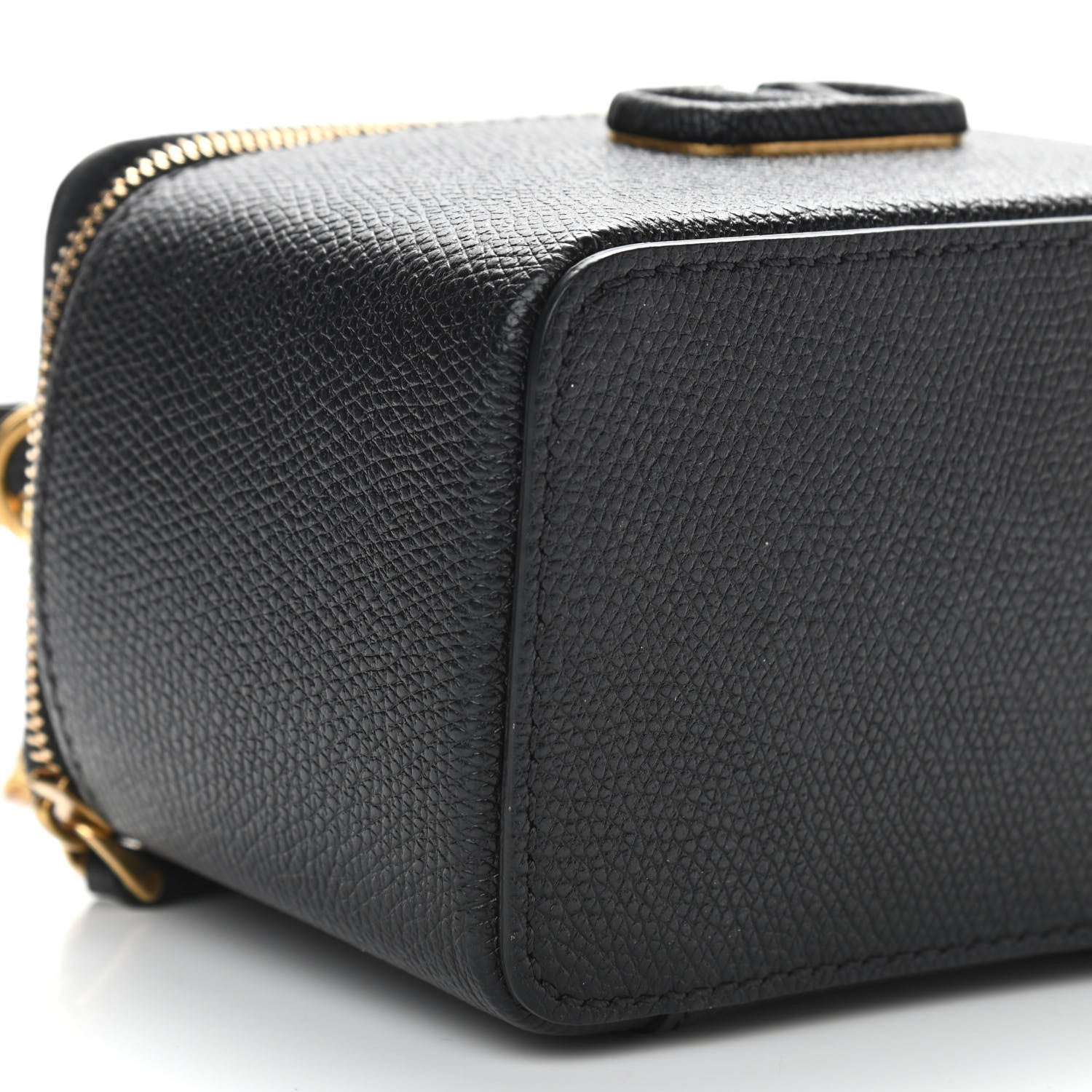 Valentino Garavani Grained Calfskin VSling Vanity Case Black 8 of 9