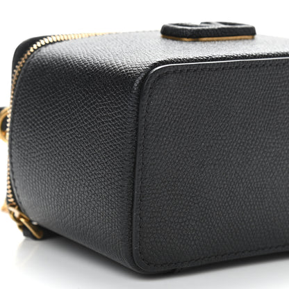 Valentino Garavani Grained Calfskin VSling Vanity Case Black 8 of 9
