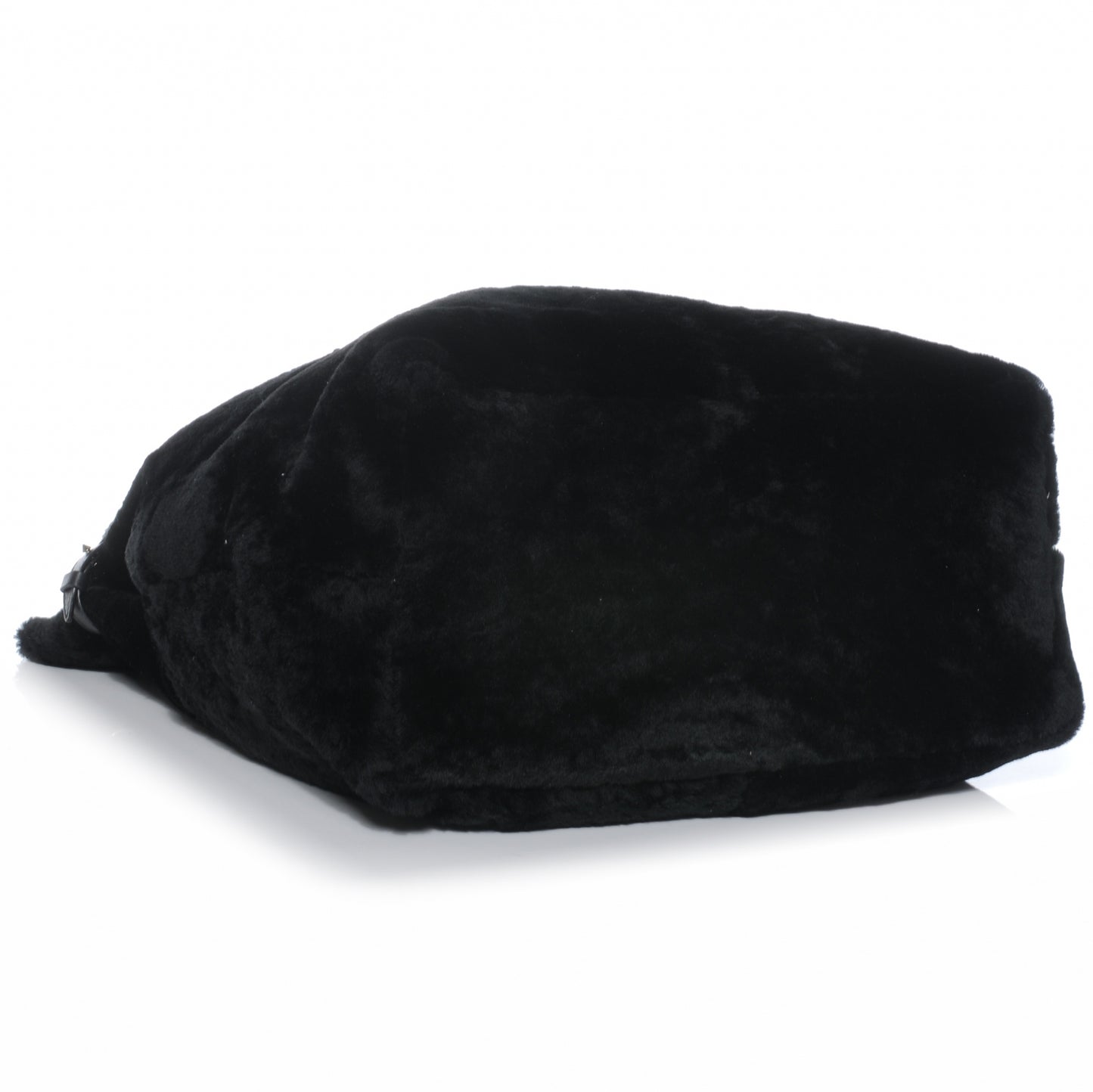Lamb Fur George V Reversible Bag Black