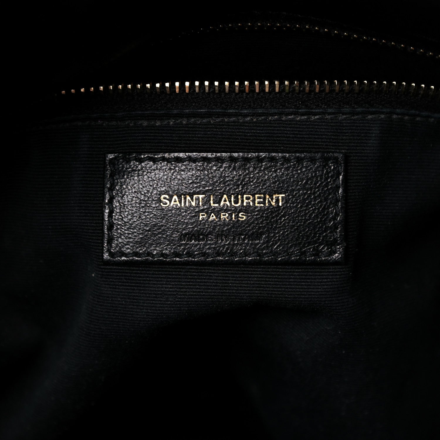 Saint Laurent Lambskin Quilted Medium Loulou Puffer Monogram Chain Satchel Black 6 of 10