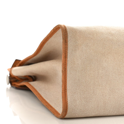 Hermes Toile Vache Hunter Herbag Zip 39 MM Beige Naturel 8 of 16