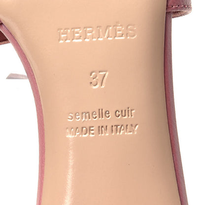Hermes Epsom Oasis Sandals 37 Rose Aube 7 of 9