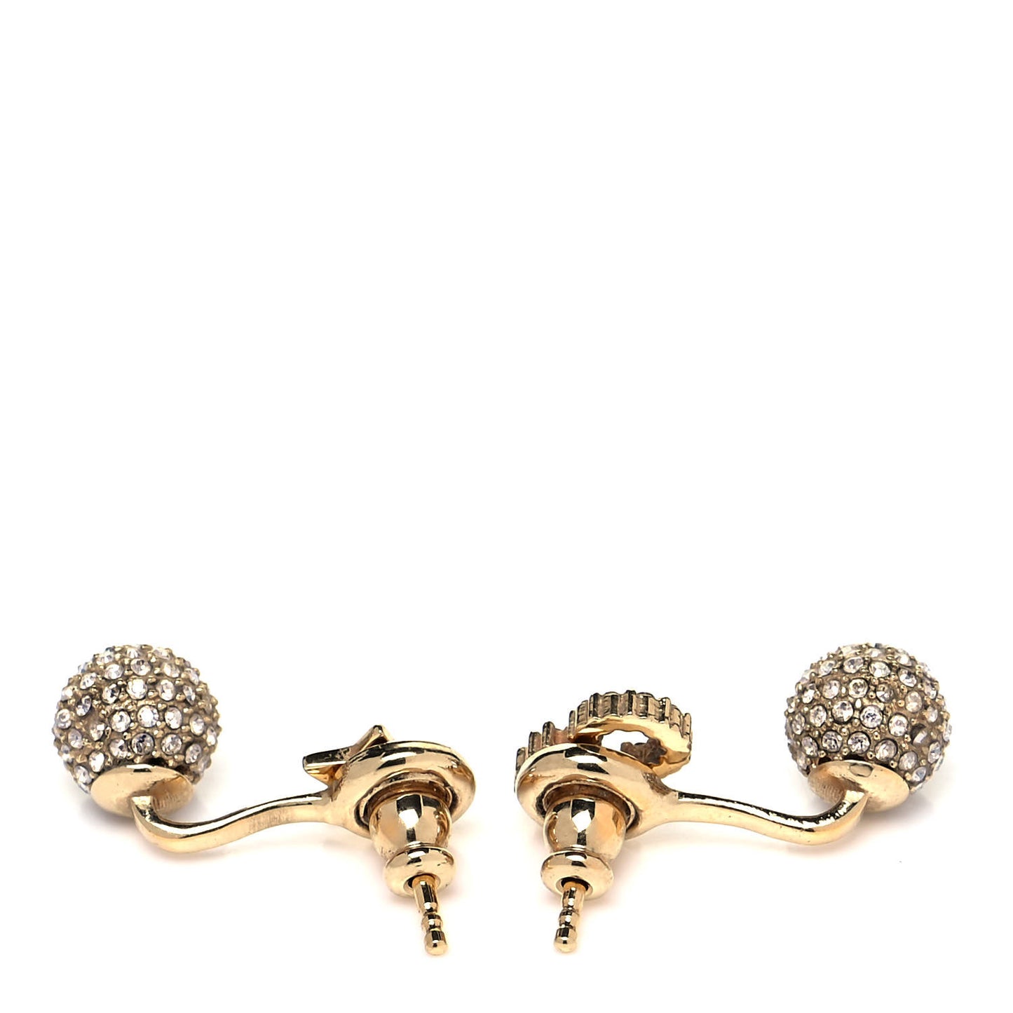 Crystal La Petite Tribale Earrings Gold