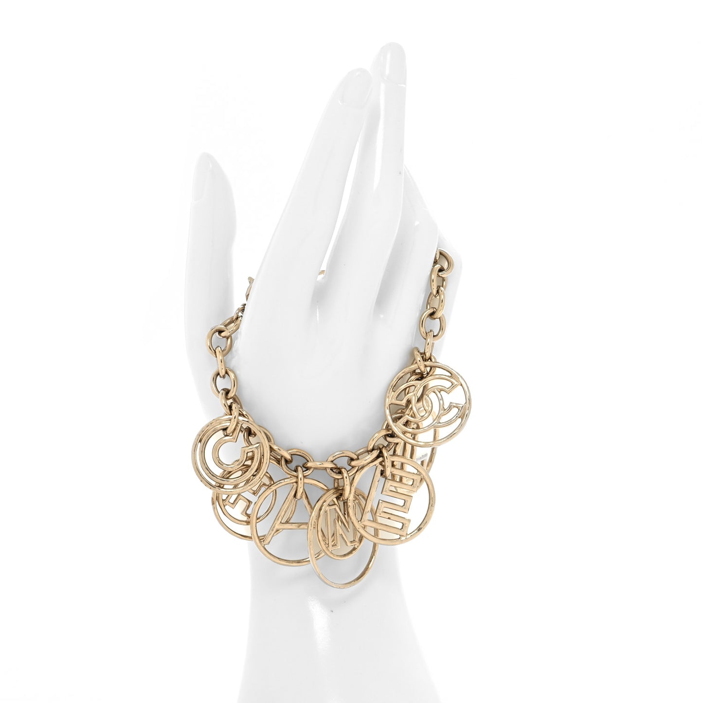 Hoop Cuba Logo Bracelet Gold
