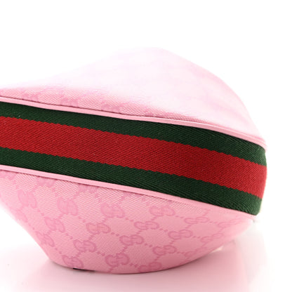 Gucci GG Crystal Coated Canvas Monogram Web Small Attache Shoulder Bag Pink 10 of 10