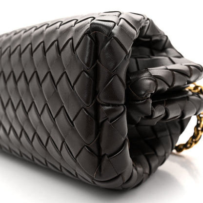 Bottega Veneta Nappa Intrecciato Teen The Lauren 1980 Clutch With Chain Fondant 9 of 10