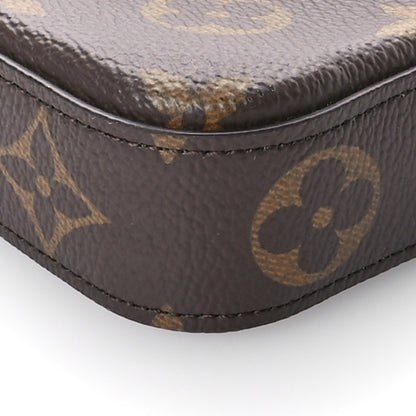 Louis Vuitton Monogram Pochette Felicie Chain Wallet Fuchsia 10 of 11