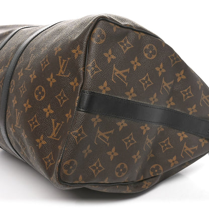 Louis Vuitton Monogram Macassar Keepall Bandouliere 45 10 of 10