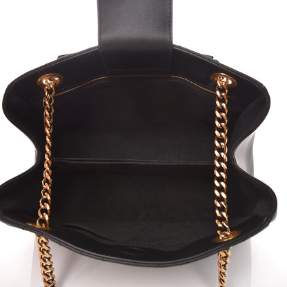 Louis Vuitton Calfskin New Wave Chain Tote Black 5 of 9