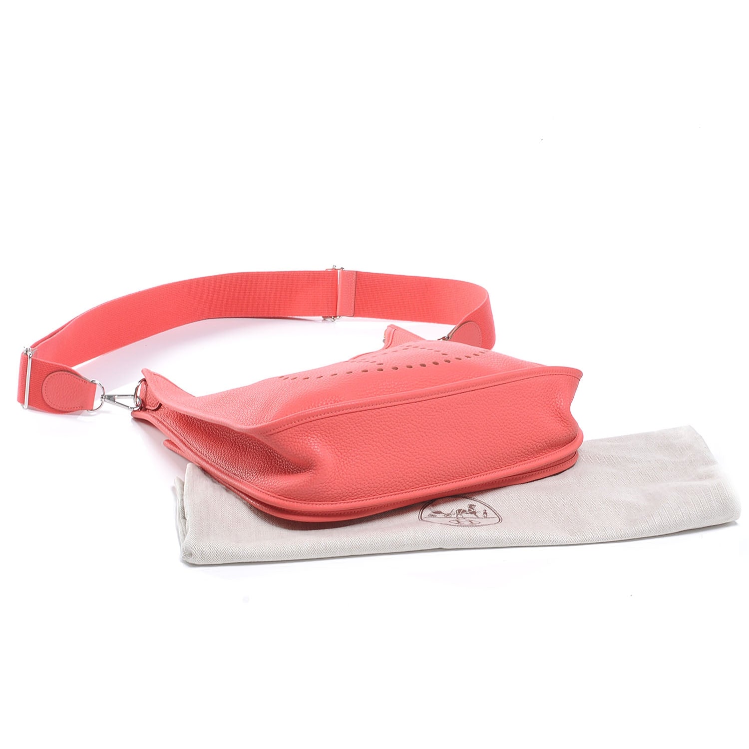 Hermes Taurillon Clemence Evelyne III GM Rose Jaipur 4 of 7