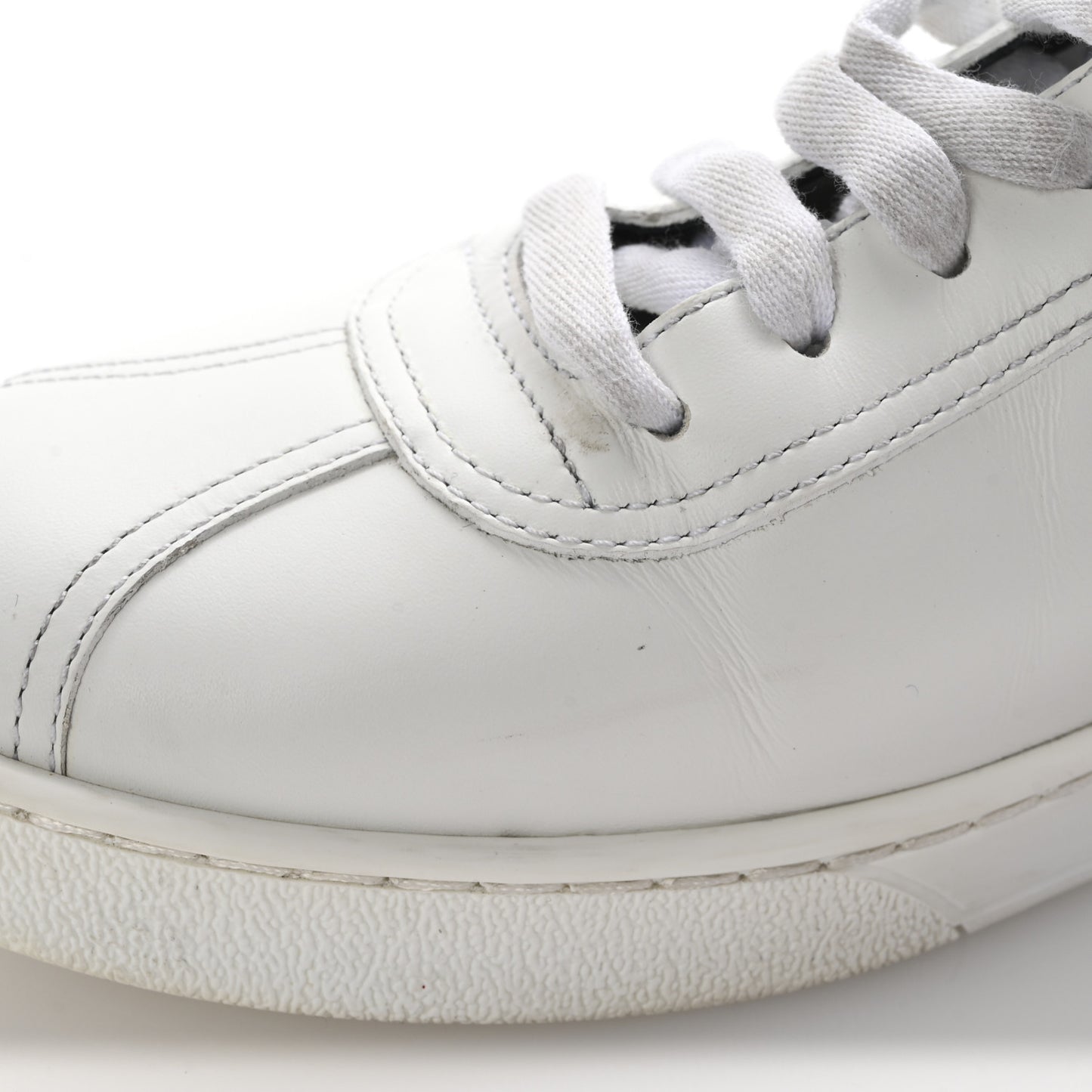 Calfskin CC Womens Sneakers 39 White