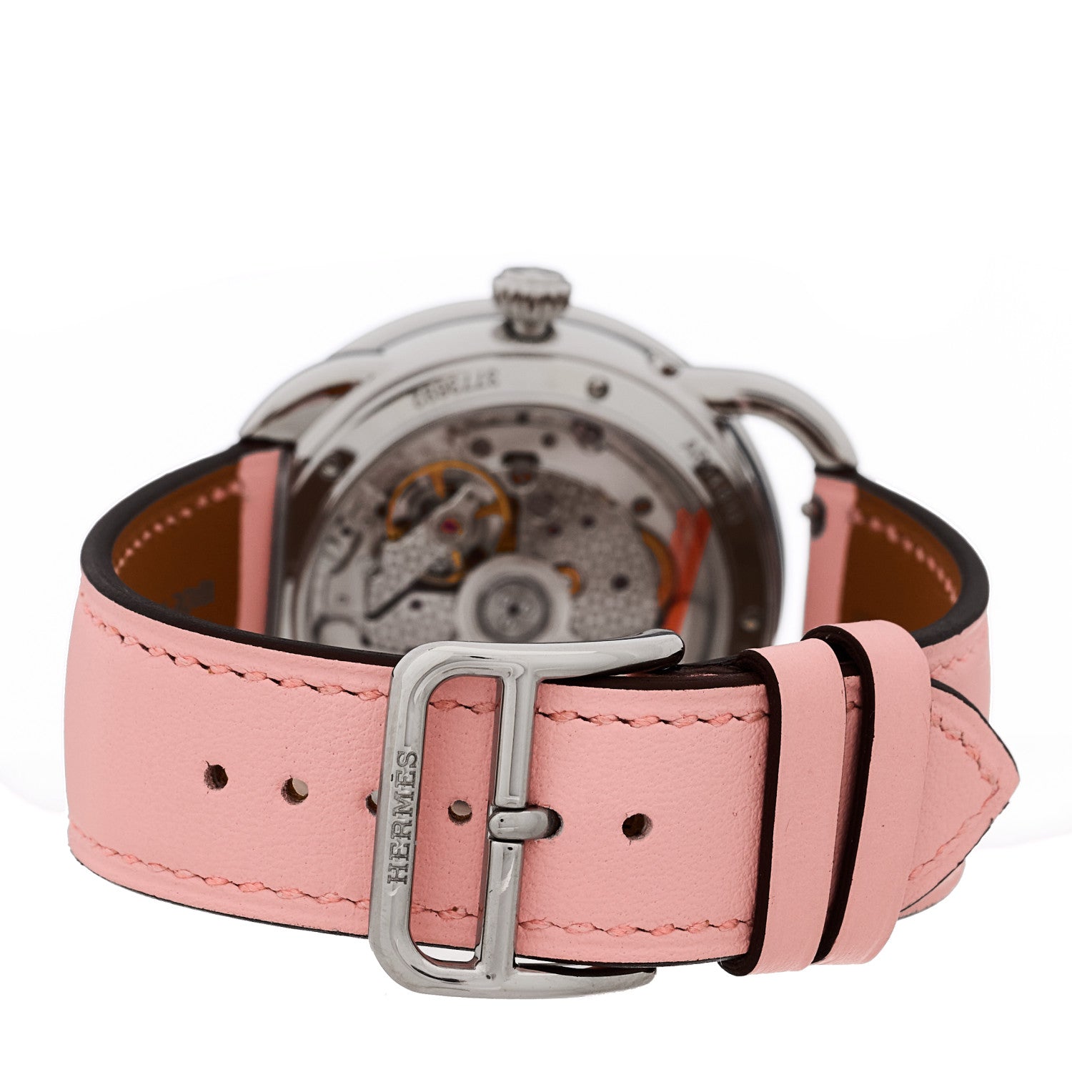 Hermes Stainless Steel Swift 38mm Arceau Petite Lune Automatic