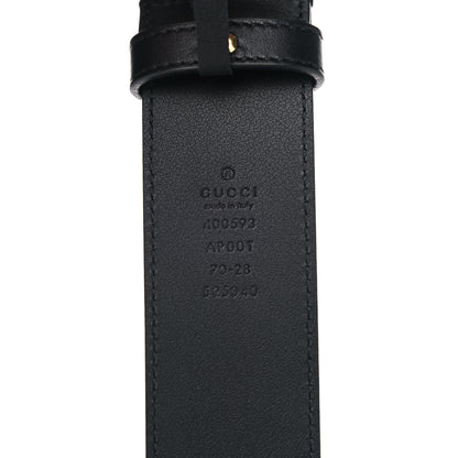 Gucci Calfskin Double G 40mm Belt 70 28 Black 3 of 5