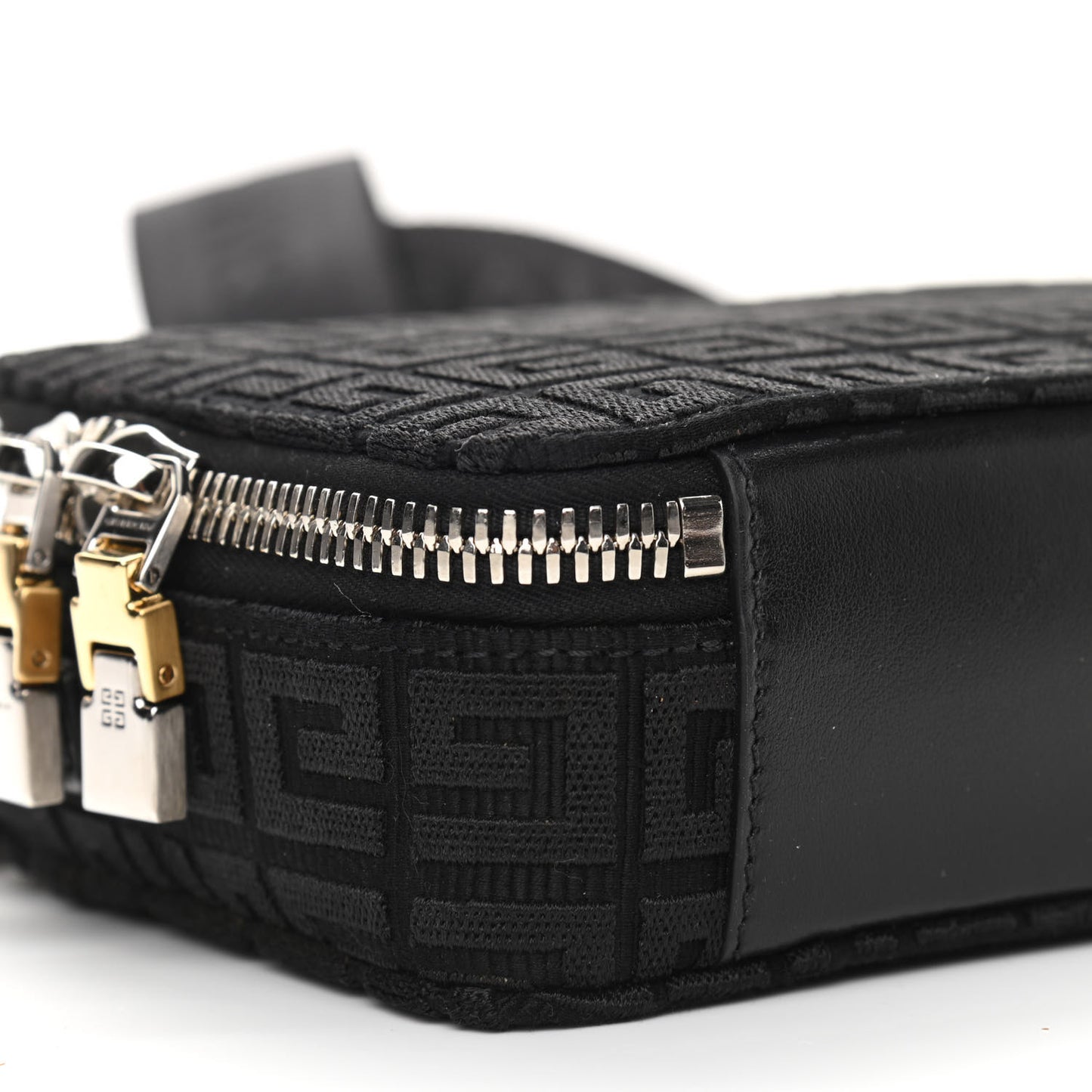 Canvas Embroidered Antigona U 4G Camera Bag Black